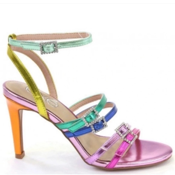 EXE REBECA 313 Multicolored High Heel Sandal - Picture 4 of 12